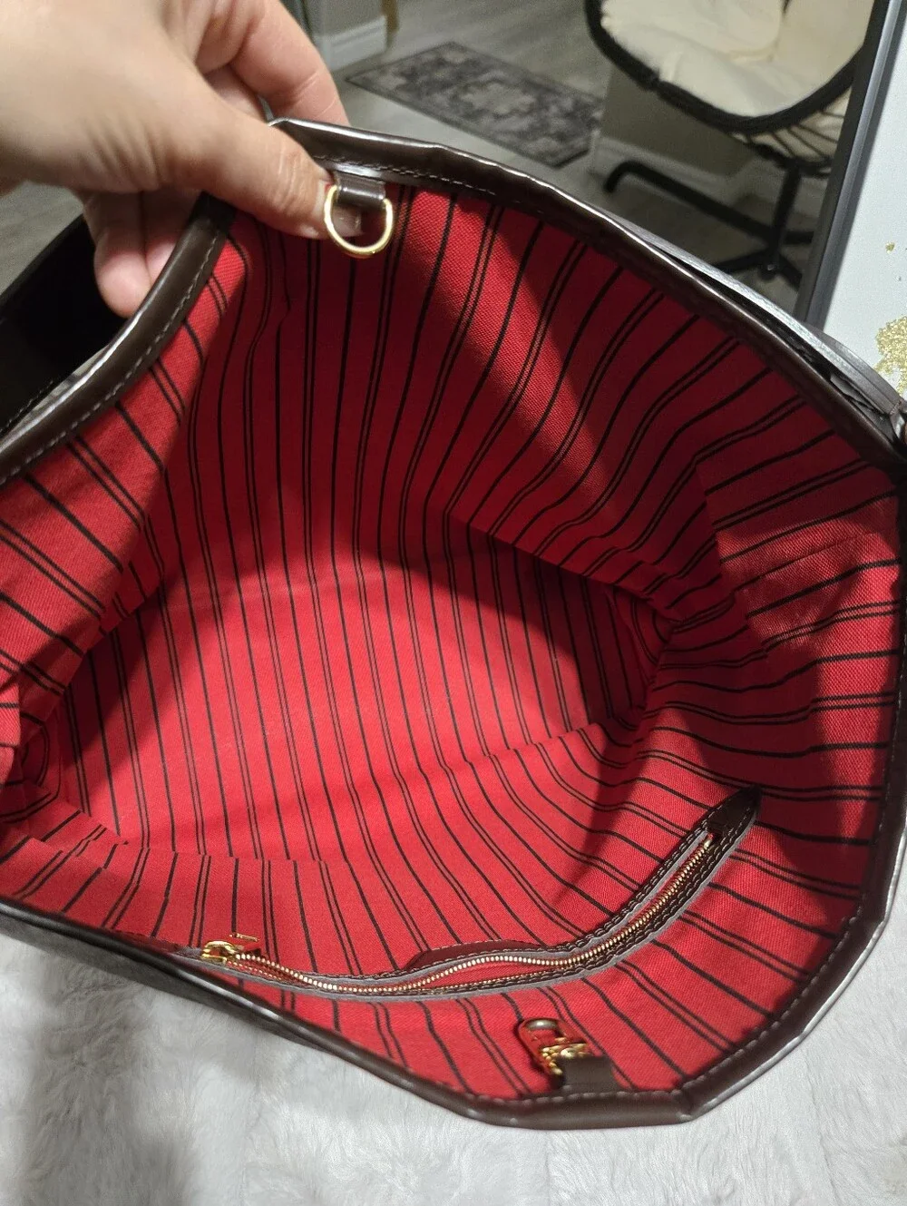 🔥 Louis Vuitton Damier Ebene Delightful PM EUC 🔥